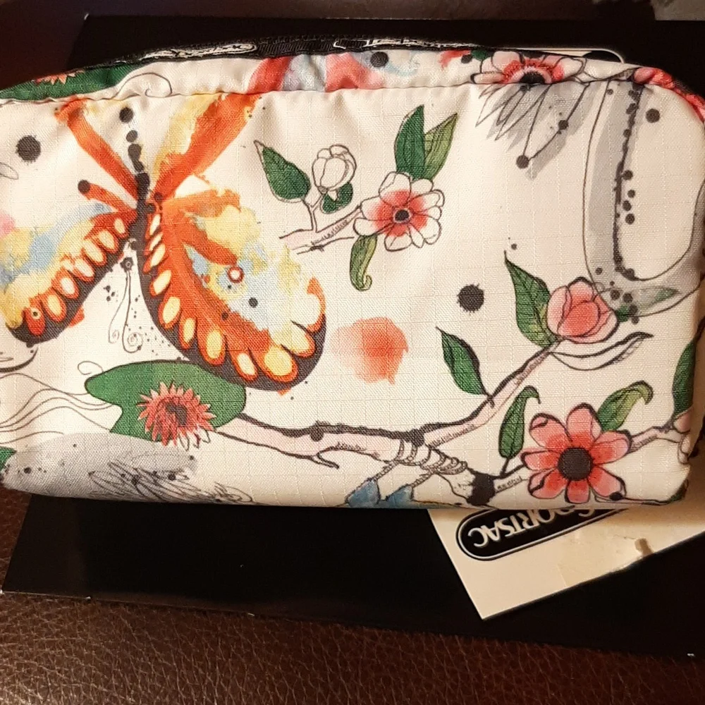 LeSportsac NIB rectangular cosmetic bag